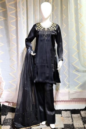 Cotton Silk Fancy Handwork Outfit