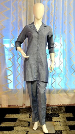 Irish Linen Western Cut Dress