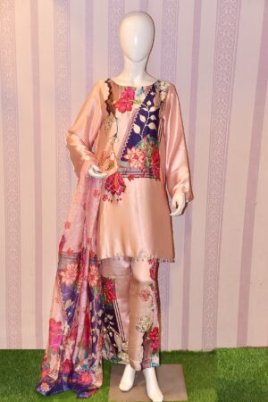 Digital Print with Hand Touching Suit